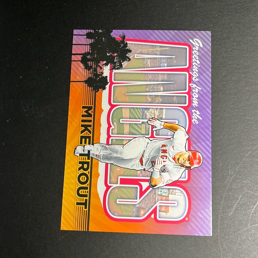 2022 Topps Postcard Mike Trout #OPC-1 VG Condition